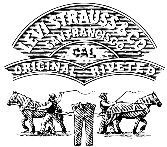 woodcut style logo for branding