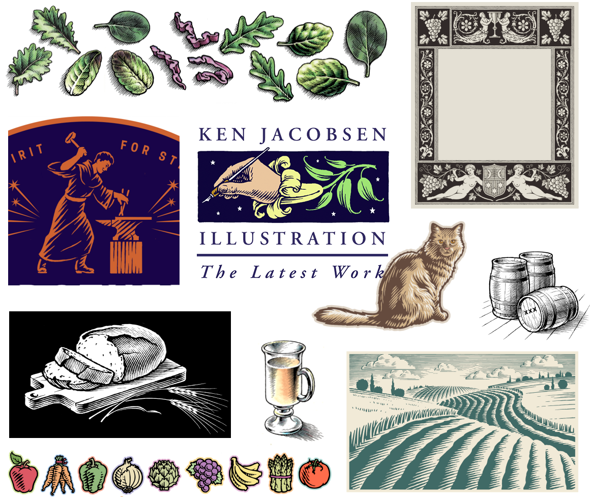 Recent illustrations by Ken Jacobsen