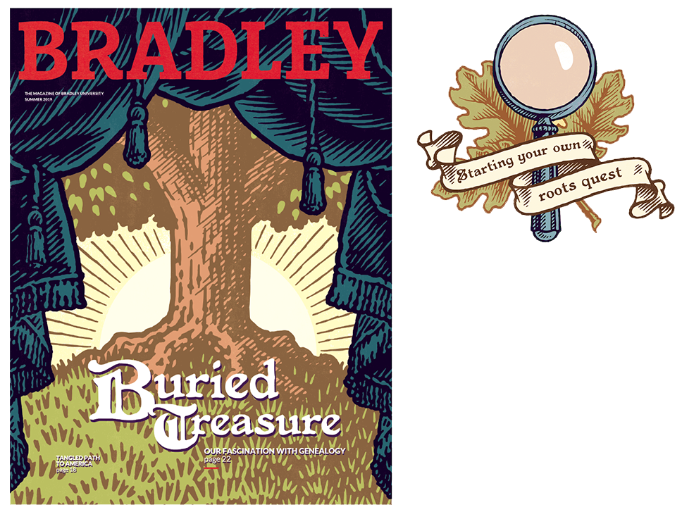 A woodcut style editorial illustration by the illustrator Ken Jacobsen.